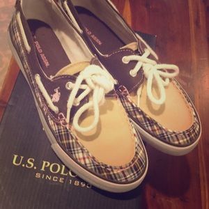 Harbor Plaid Boat Shoes